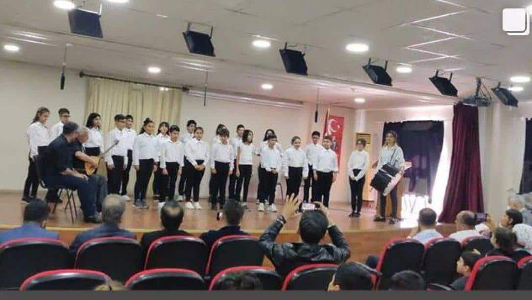 Hatay'da Sanat Var Projesi Ortaokullar Arası Koro Yarışması